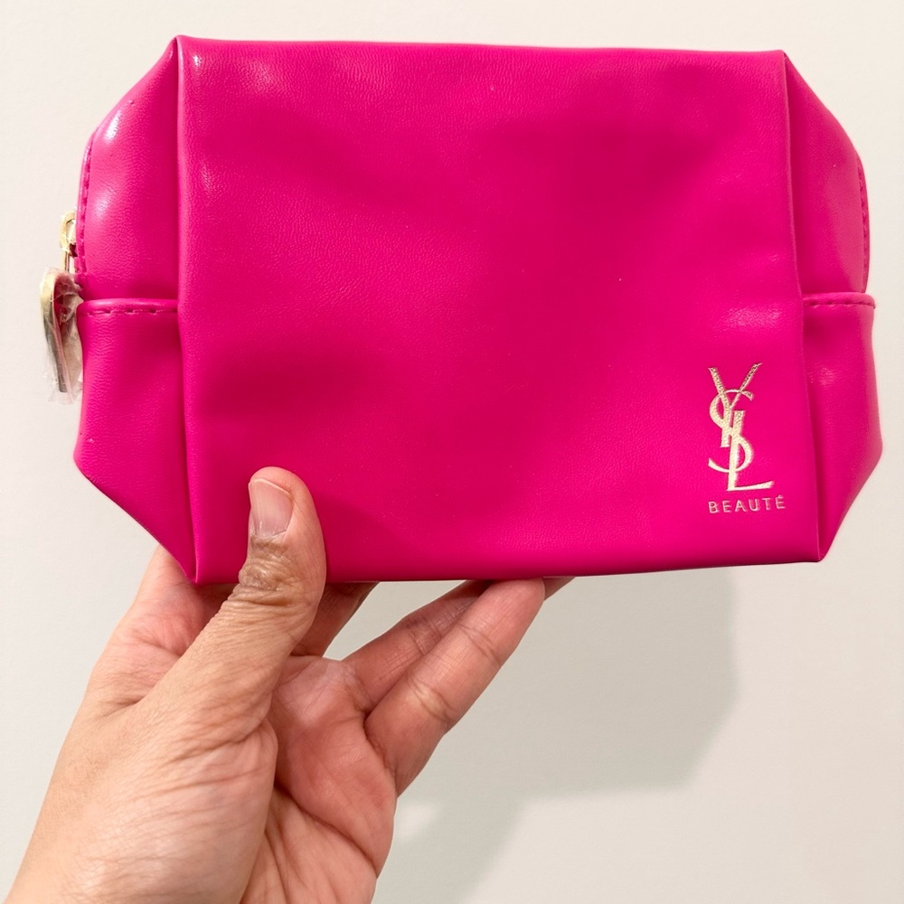 GWP YSL Pink Cosmetic Bag NEW
